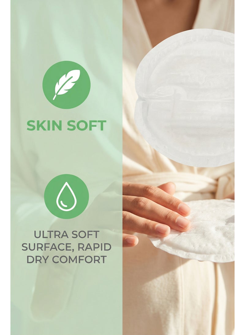 A Pack of 100 Highly Absorbent Disposable Nursing Pads That Are Soft And Spill-Resistant, Designed Specifically for Breastfeeding. These Ultra-Thin Pads Come in Individual Packaging, Ensuring Safety And Hygiene, Making Them a Great Gift for Holidays - Image 4